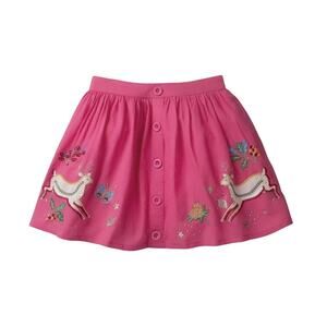 Mini Boden Reindeer Applique Skirt 6-7Y